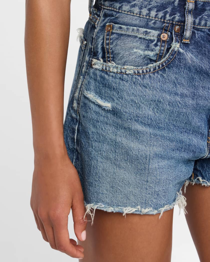 Manhasset Distressed Denim Shorts