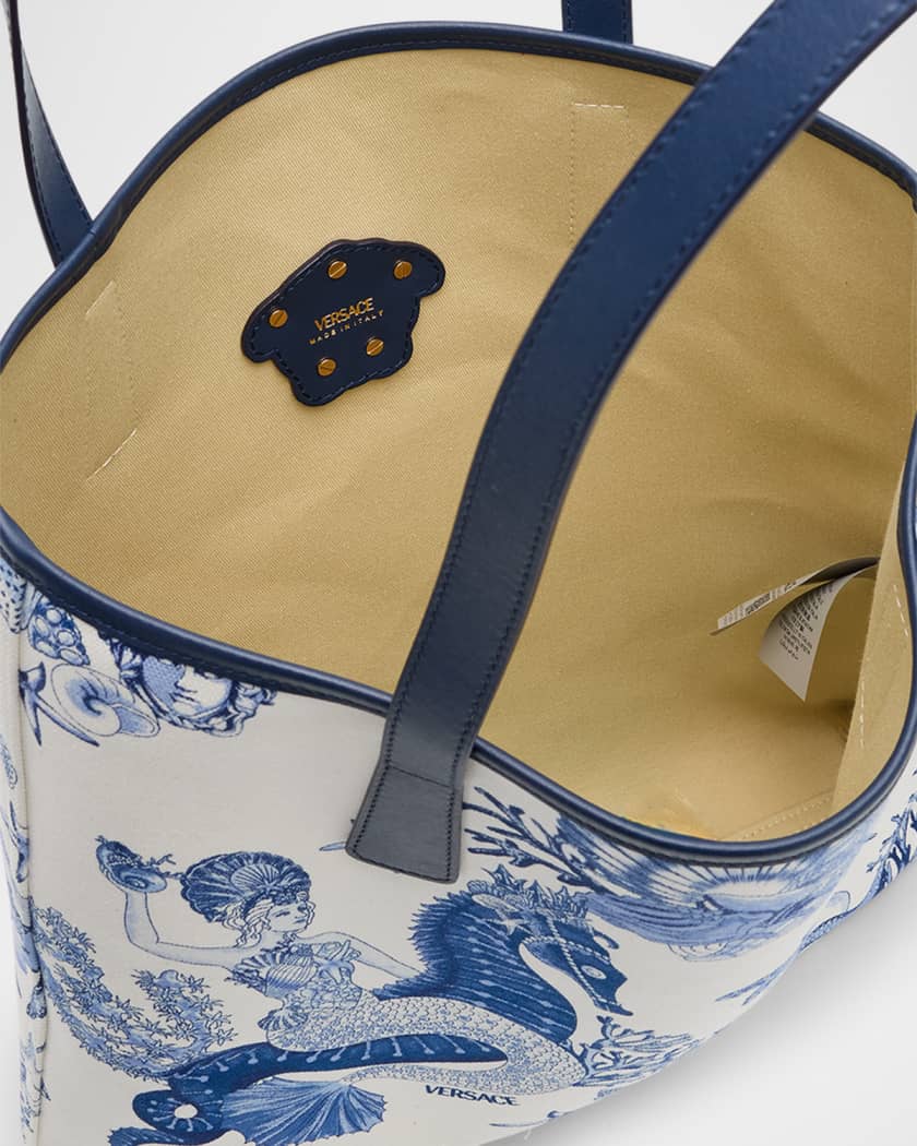 La Medusa Coral Theater Allover Canvas Tote Bag