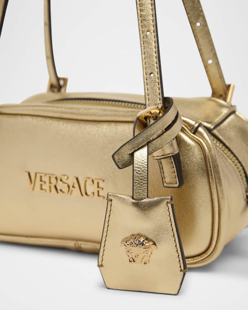 La Medusa Mini Leather Shoulder Bag