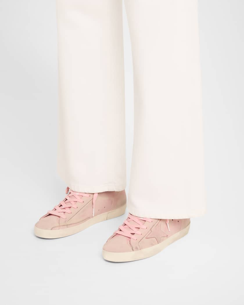 Superstar Nabuk Leather Low-Top Sneakers