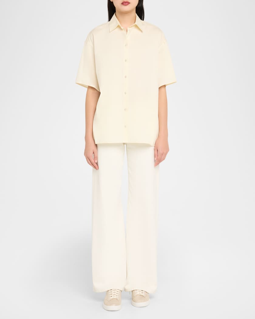 Purestar Shimmer Leather Low-Top Sneakers