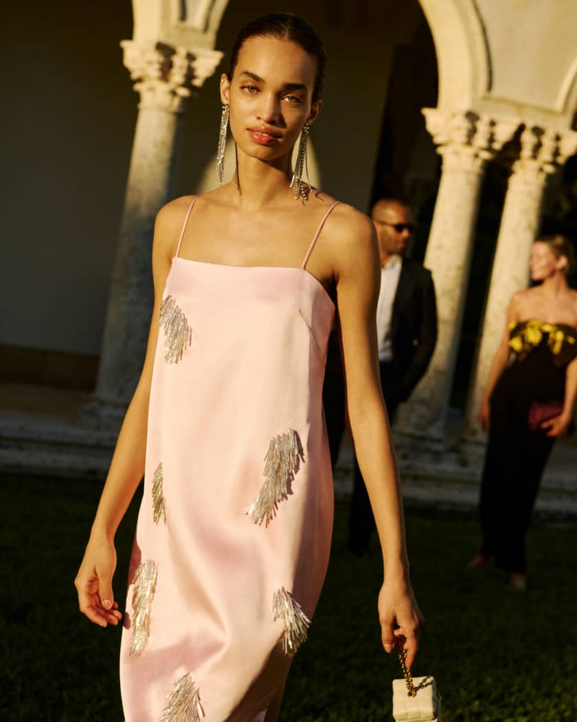 Cindy Embellished Slip Dress