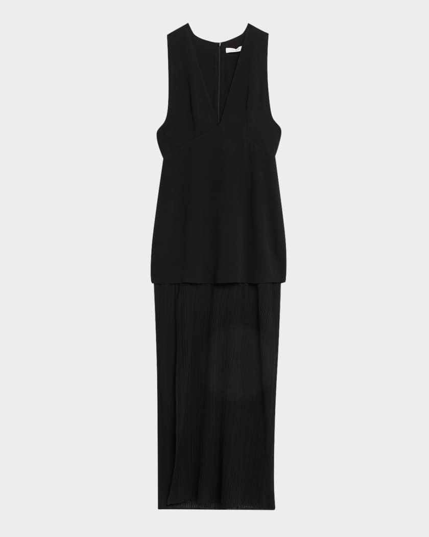 ワンピース CHLOE Woman Dress Black CH25SR049263 001 Chloe Black cotton dress - Runway Catalog