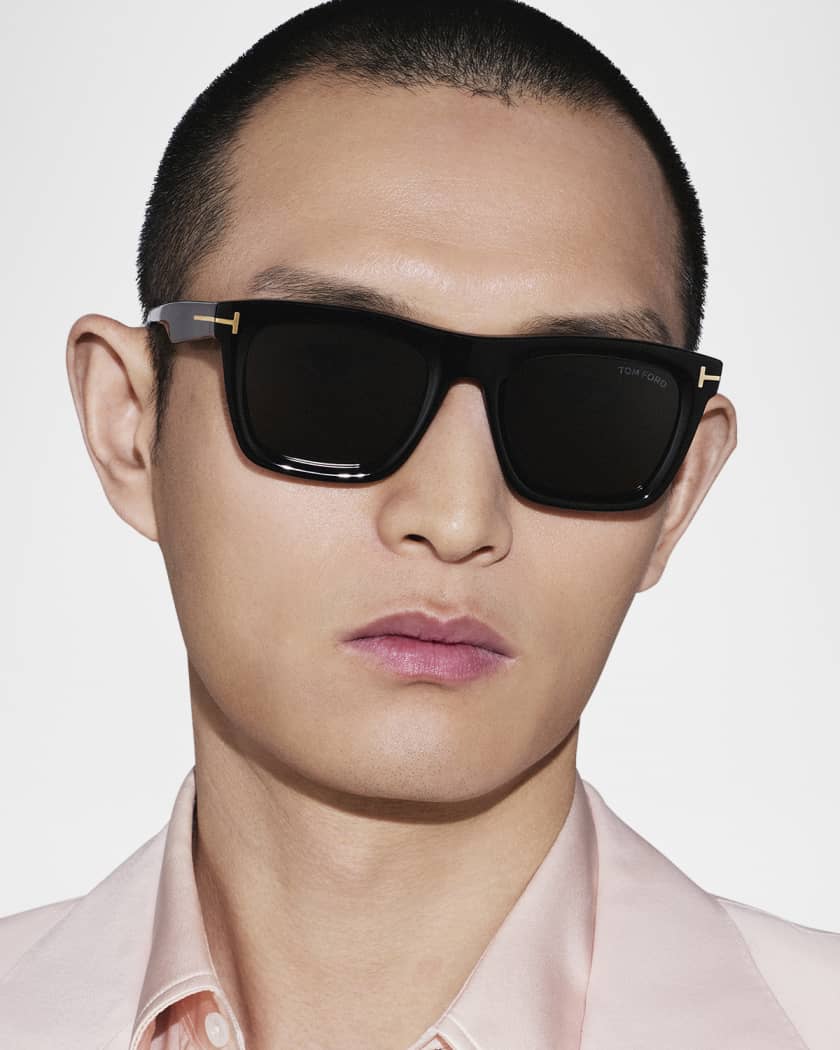 Men's Lelio Acetate Square Sunglasses