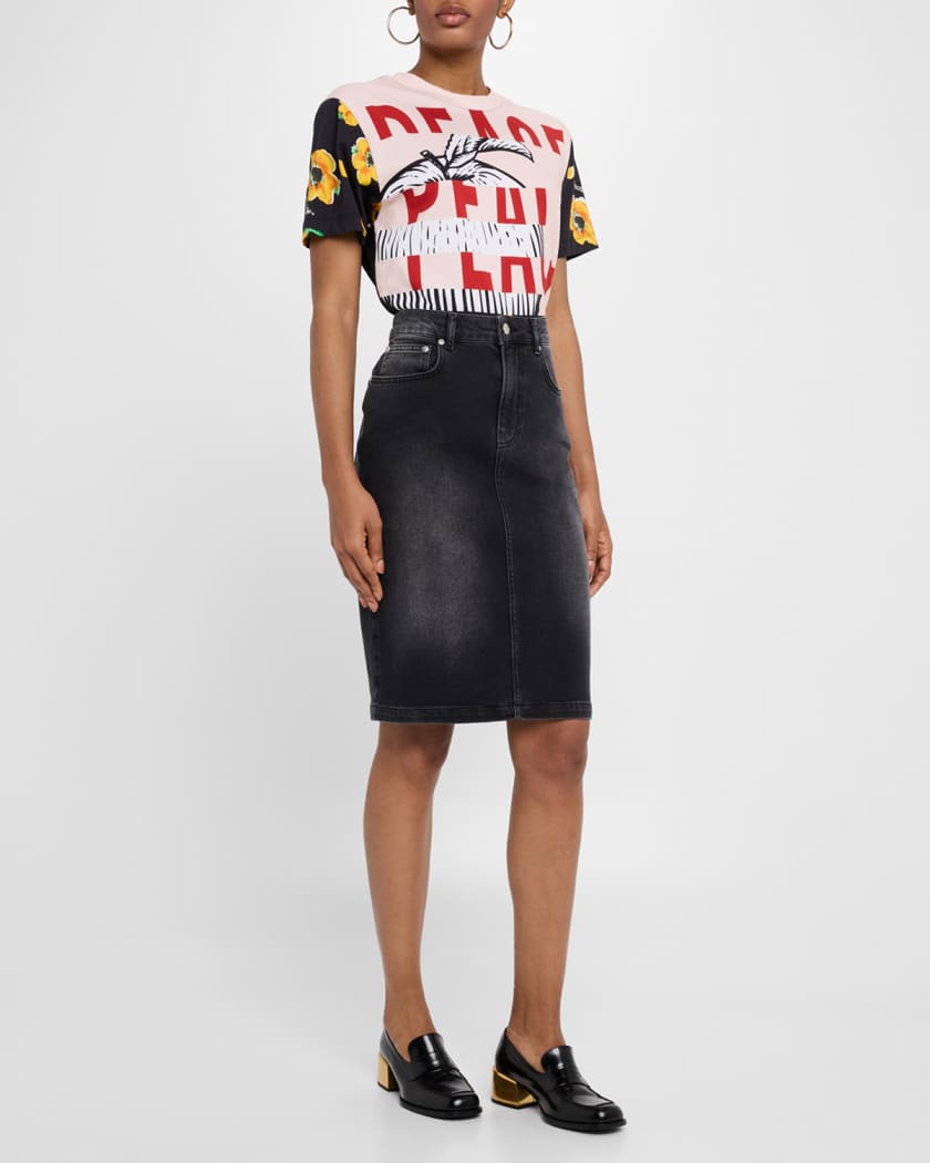 ミニスカート Moschino Jeans Skirt Moschino Denim Mini Skirt | Blue | FARFETCH