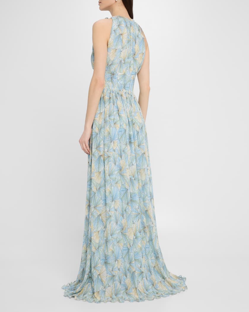 Yardley High-Neck Maxi Dress