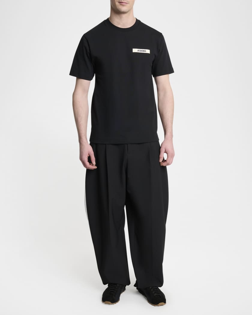 Men's Grosgrain Logo Crewneck T-Shirt