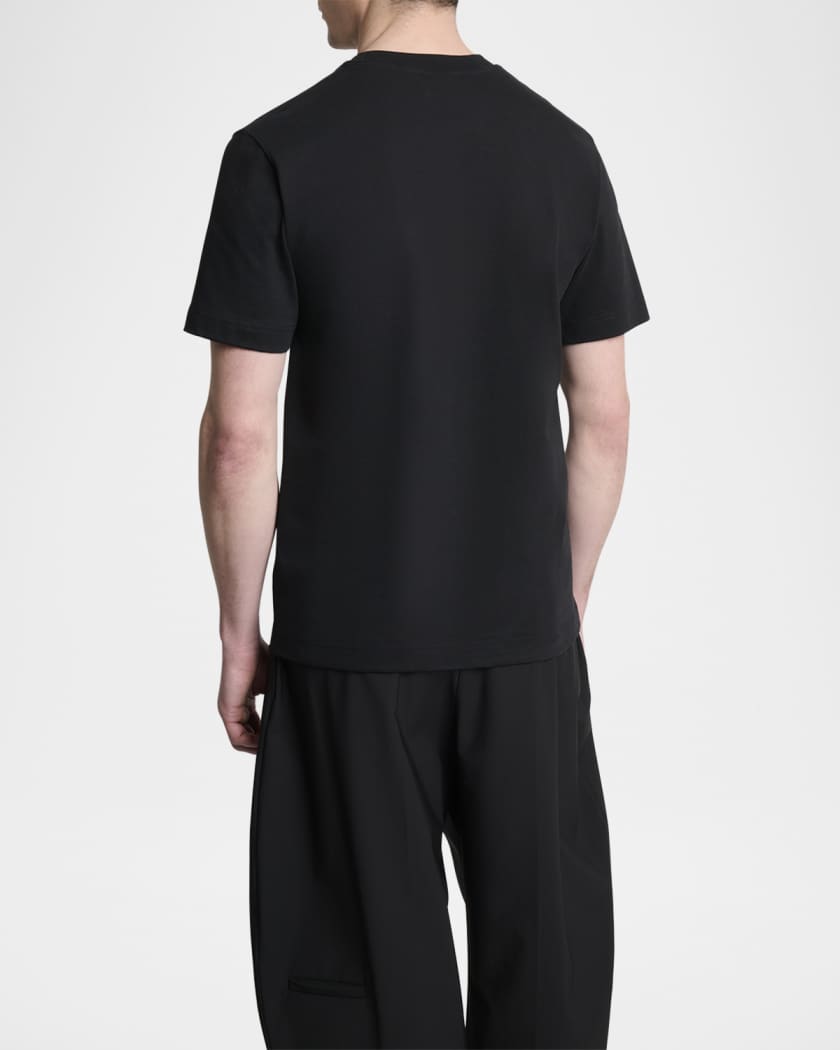 Men's Grosgrain Logo Crewneck T-Shirt