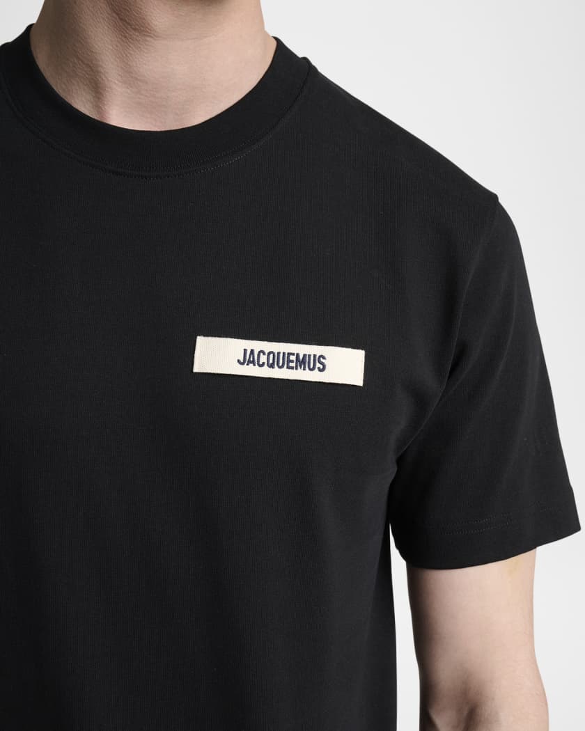 Men's Grosgrain Logo Crewneck T-Shirt