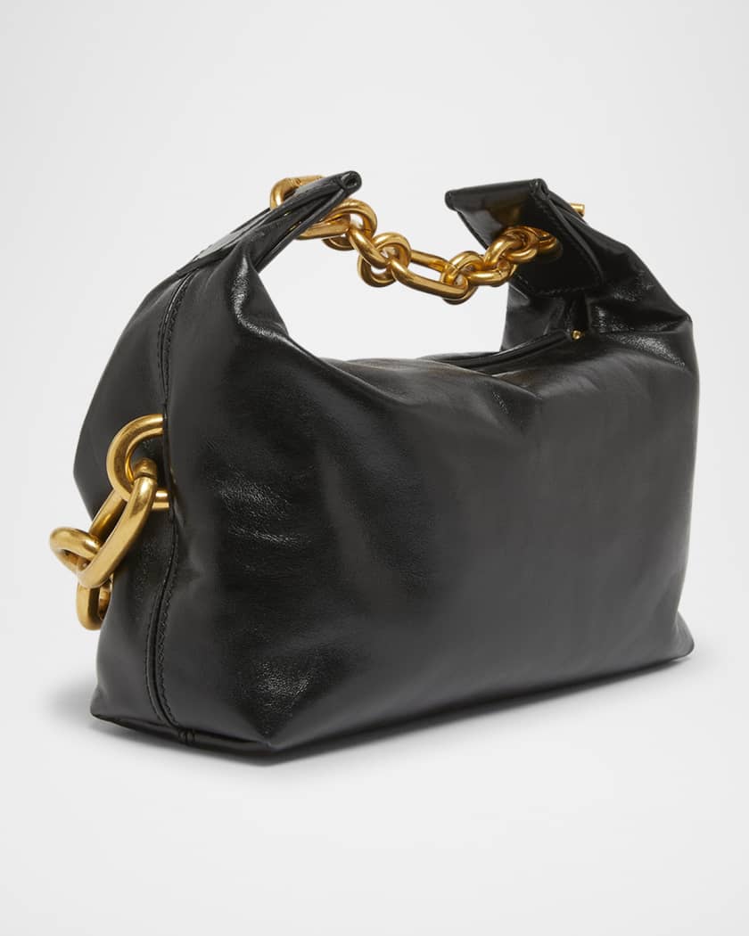 Sync Chain Mini Top-Handle Bag in Calfskin Leather | Neiman Marcus