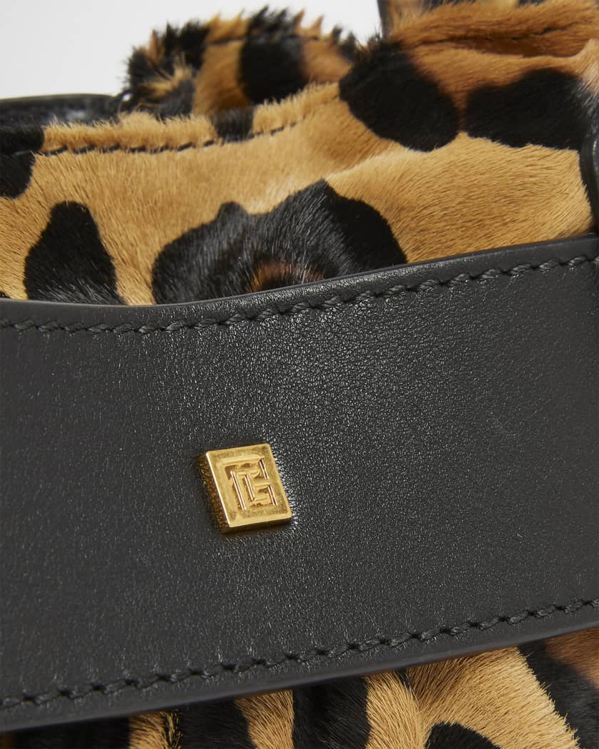 Anthem Mini Leopard Shoulder Bag in Calf Hair