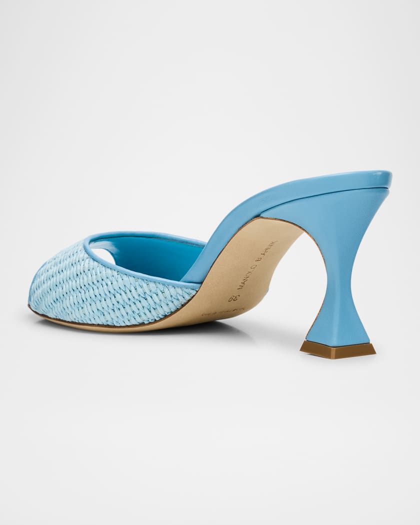 Raffia Jadara Slide Sandals
