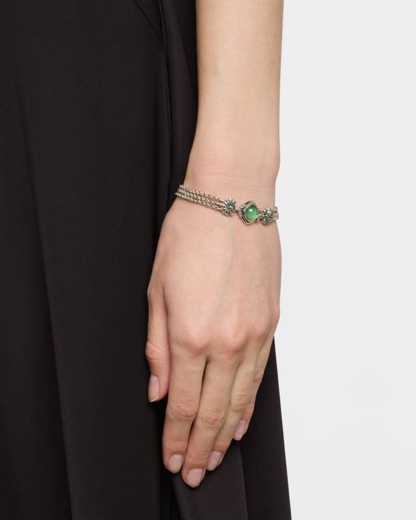 Konstantino Ivy Rock Crystal, Aventurine and MOP Triplet Konstantino Ivy Rock Crystal, Aventurine and MOP Triplet