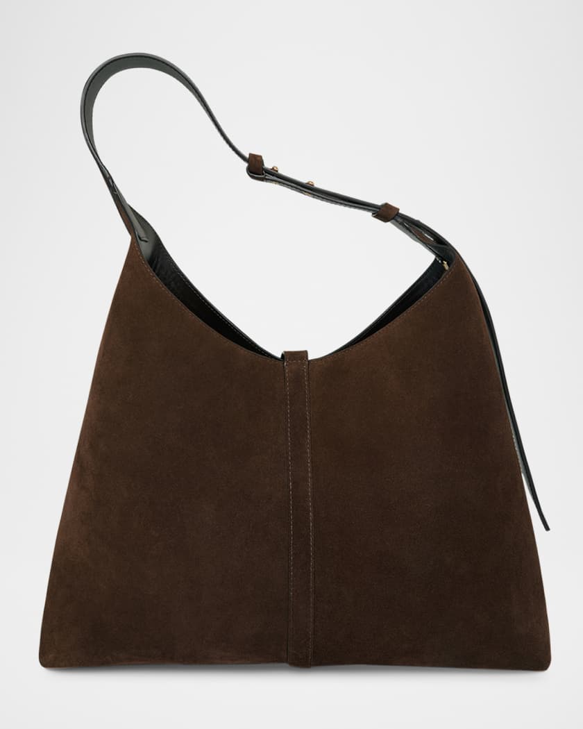Kite Toggle Suede Hobo Bag
