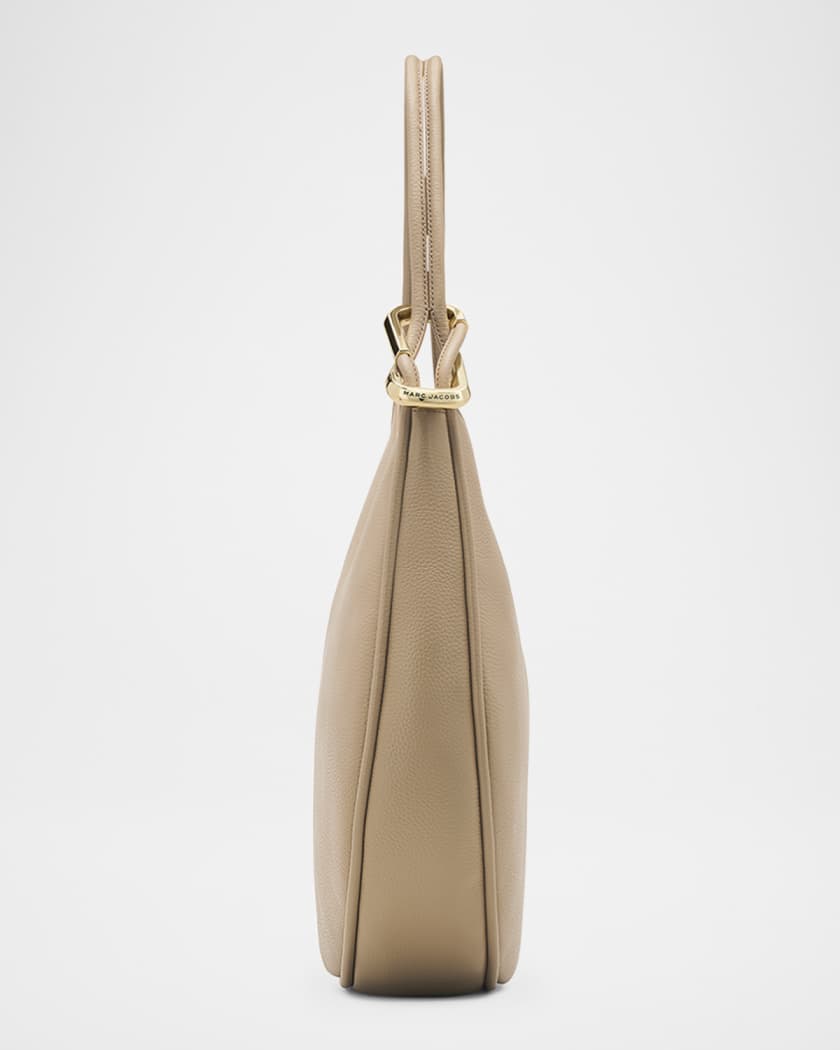 The Crescent Large Dual Hobo Bag in Calf Leather