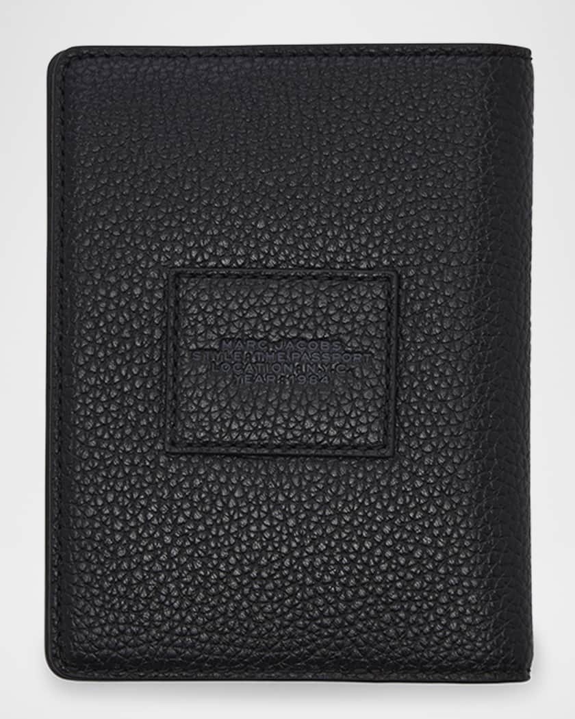 Pebble Leather Passport Holder