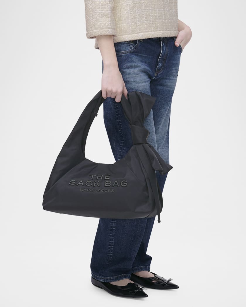 The Sack Bow Nylon Shoulder Bag