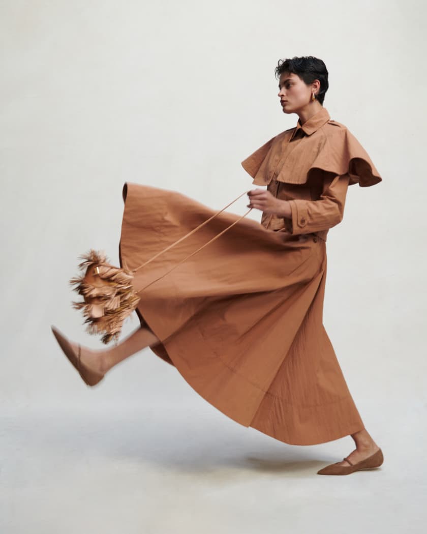 Cedar Side-Button Skirt