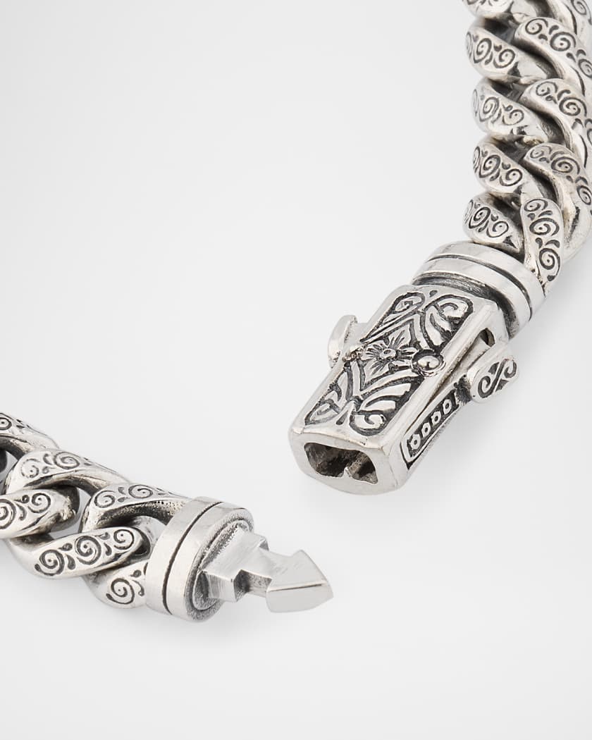 Men's Hydra Sterling Silver and 18K Gold Bracelet