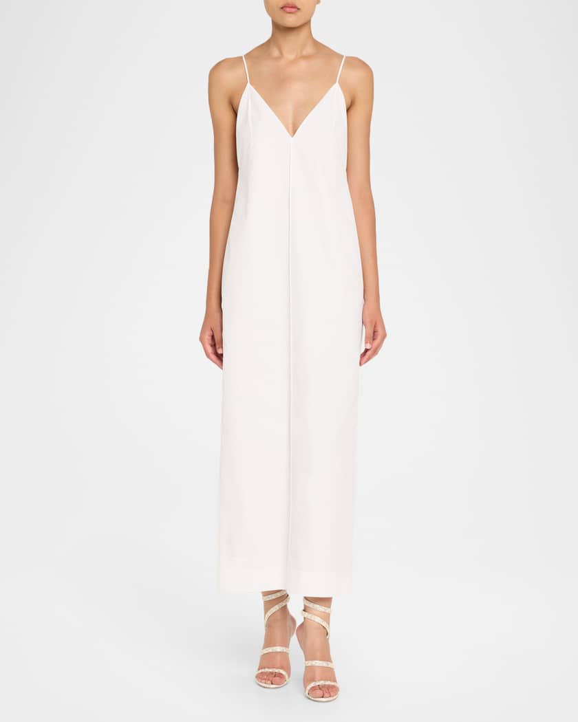 Cleo Satin Crystal Snake-Wrap Sandals