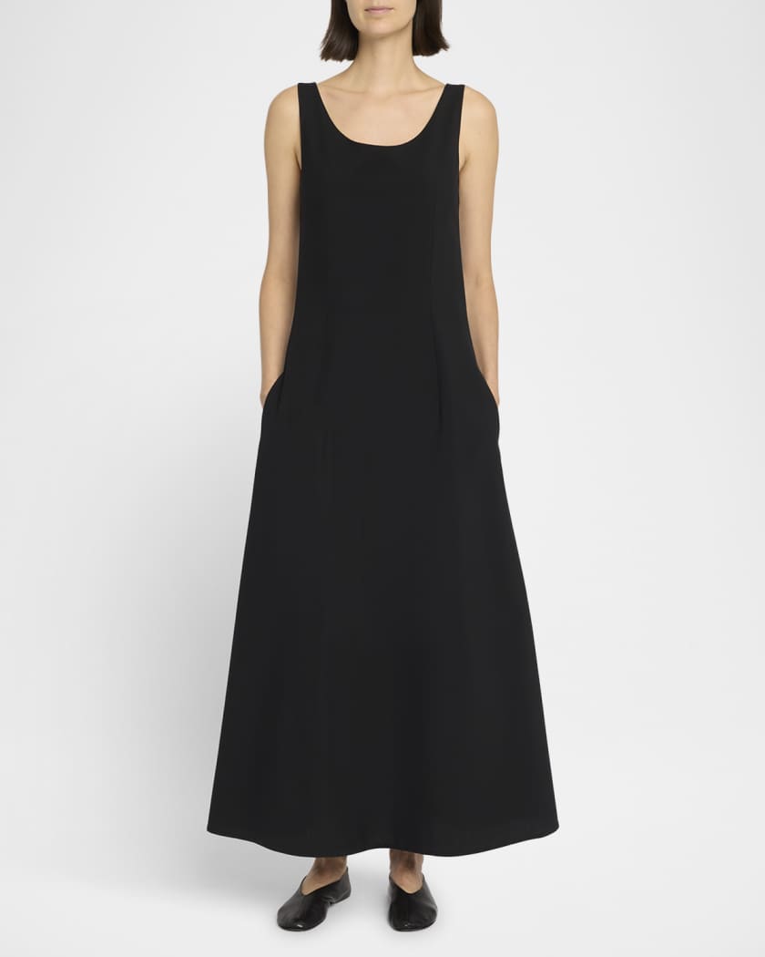 Teza Scoop-Neck Sleeveless Maxi Dress