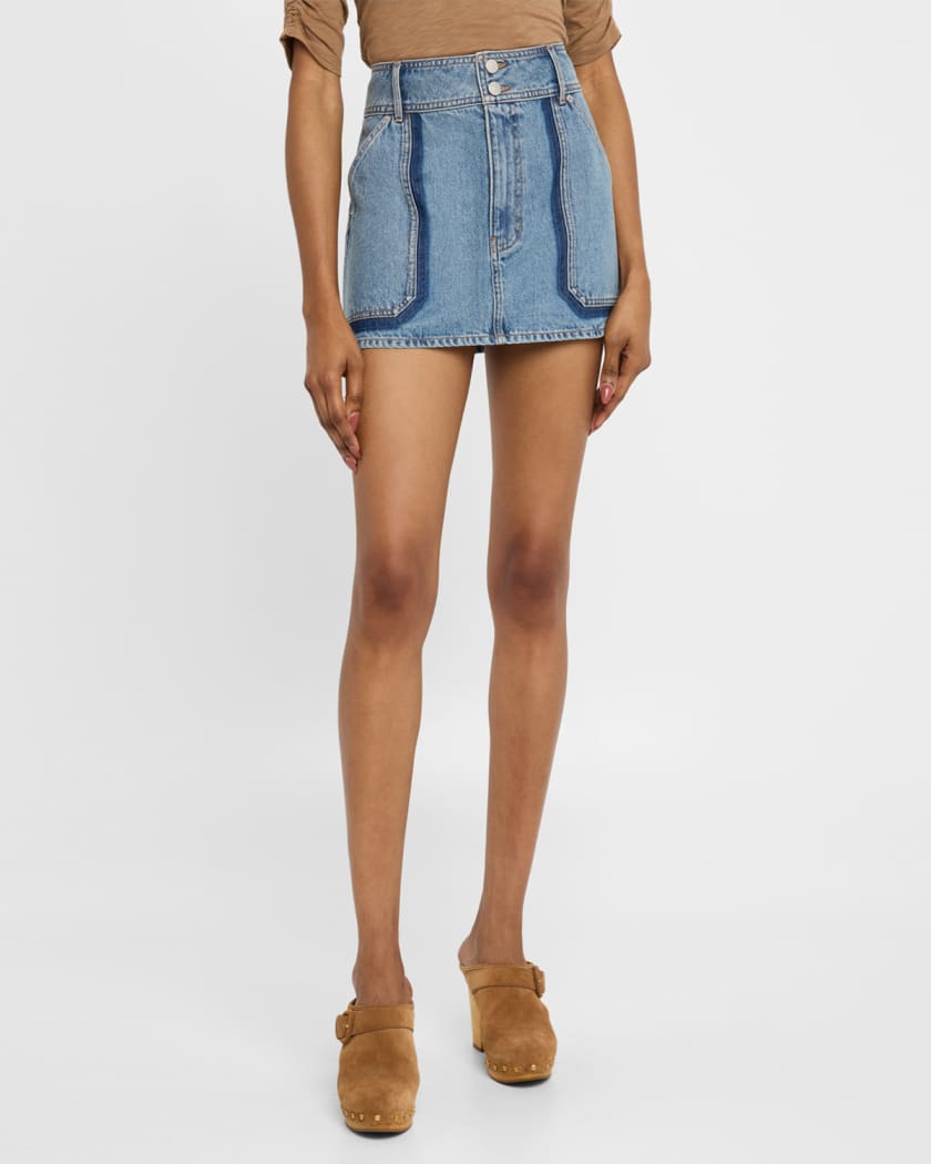 Vilma Denim Mini Skirt