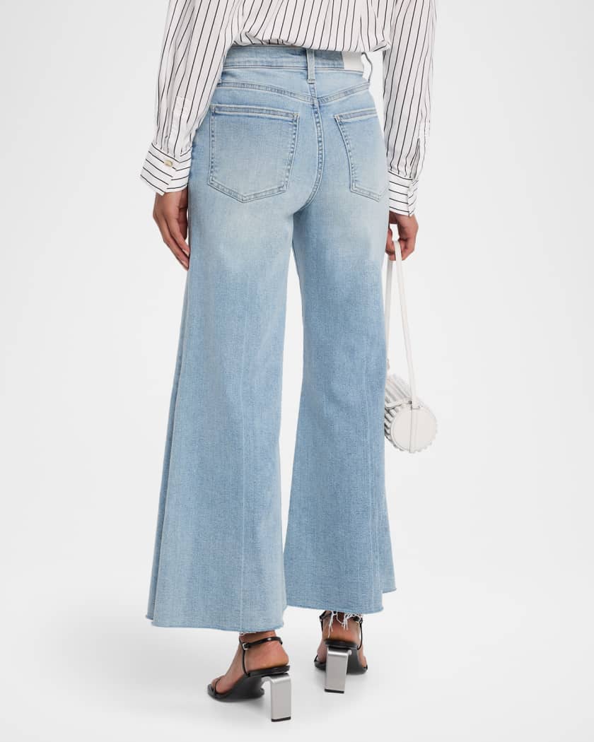 Izzy Mid-Rise Wide-Leg Crop Jeans