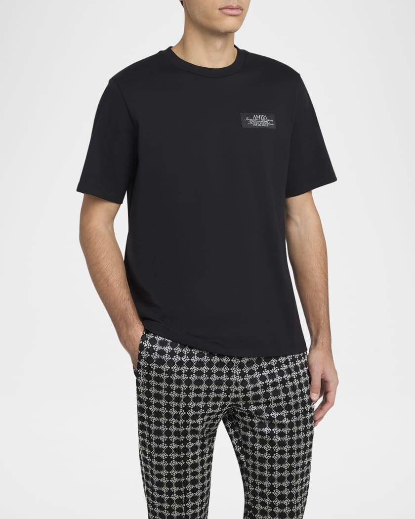Men's Label Cotton T-Shirt