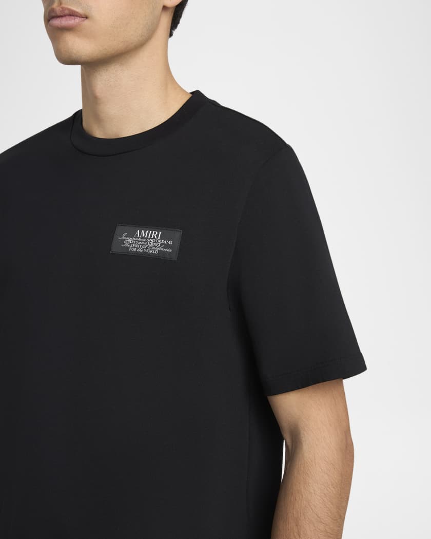 Men's Label Cotton T-Shirt