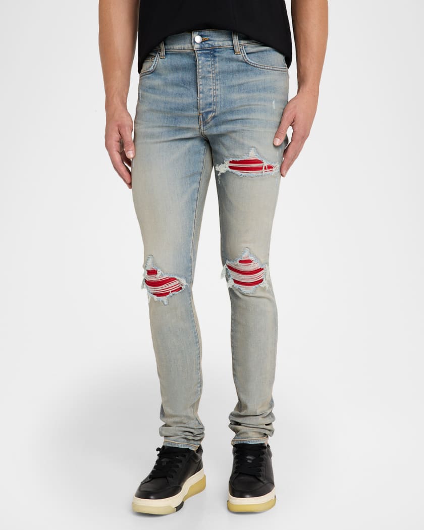 Men's MX1 Distressed Skinny Jeans