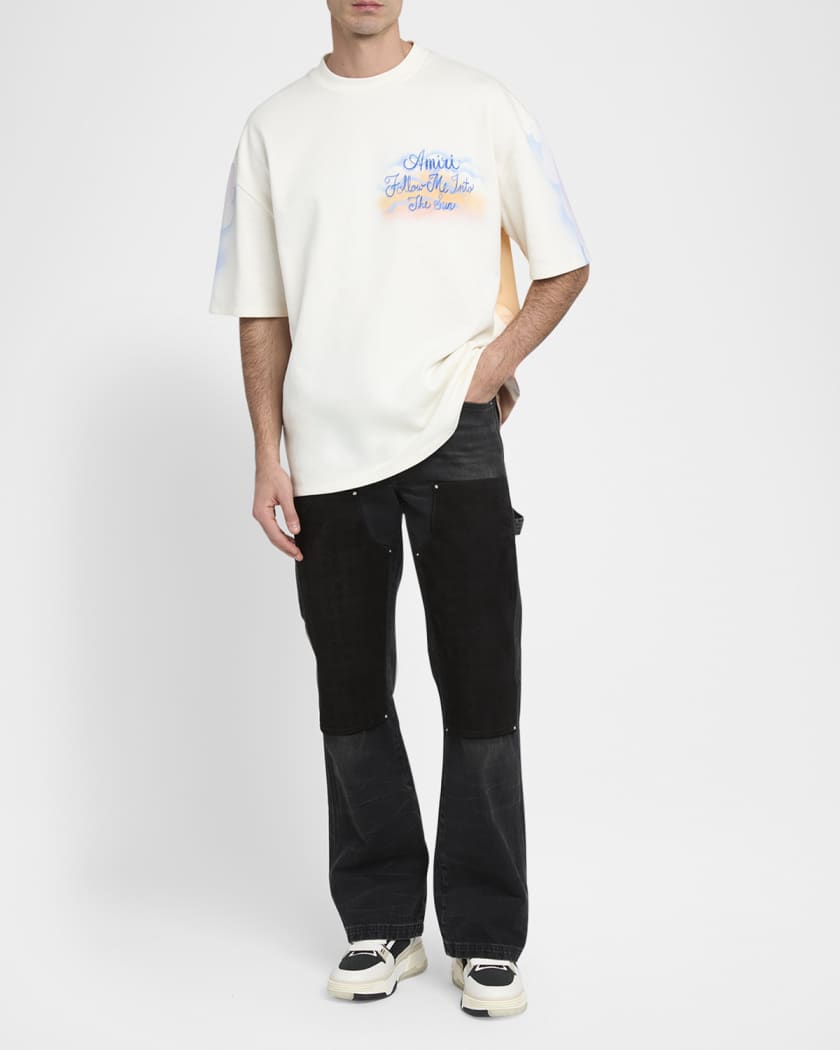 Men's Follow Me Cotton Graphic T-Shirt