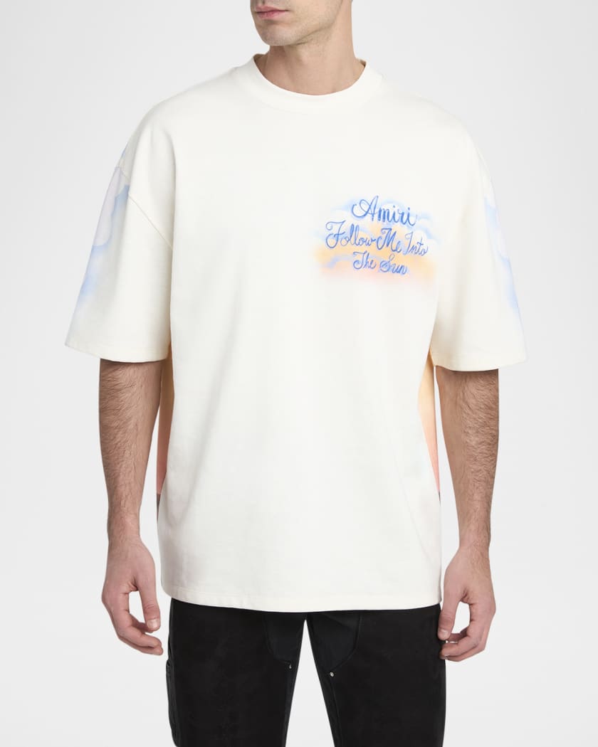 Men's Follow Me Cotton Graphic T-Shirt
