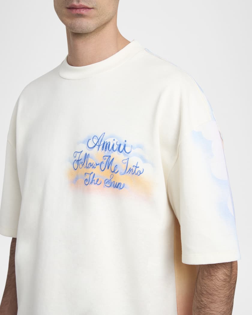 Men's Follow Me Cotton Graphic T-Shirt