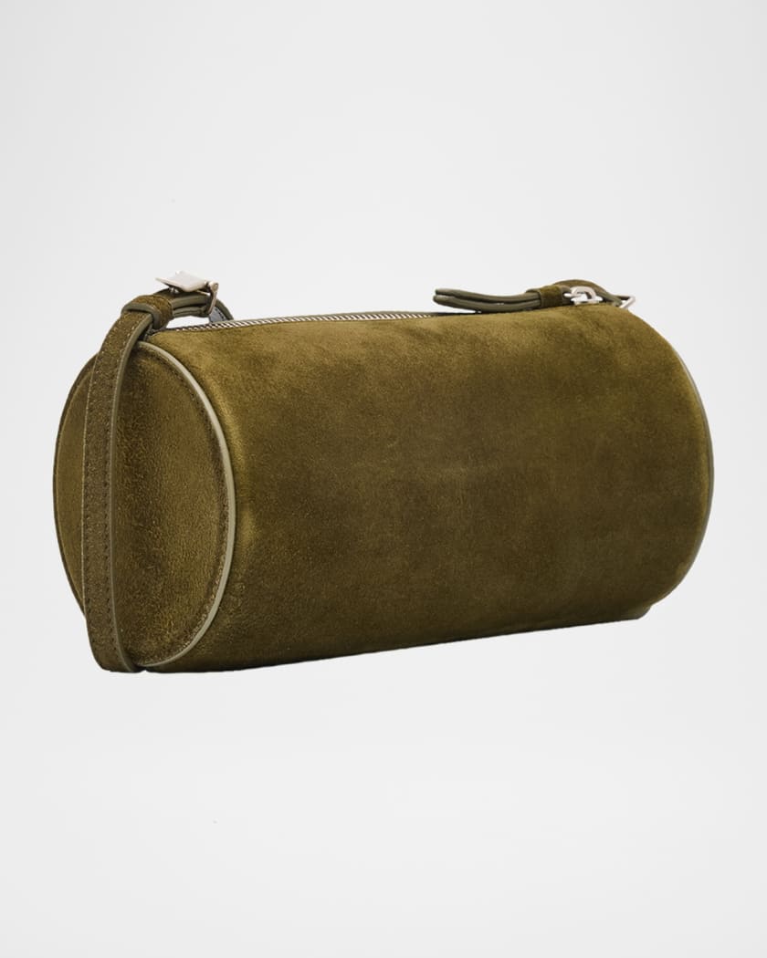 Medium Silo Suede Crossbody Bag