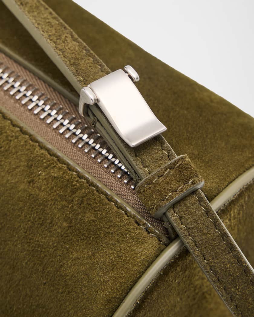 Medium Silo Suede Crossbody Bag