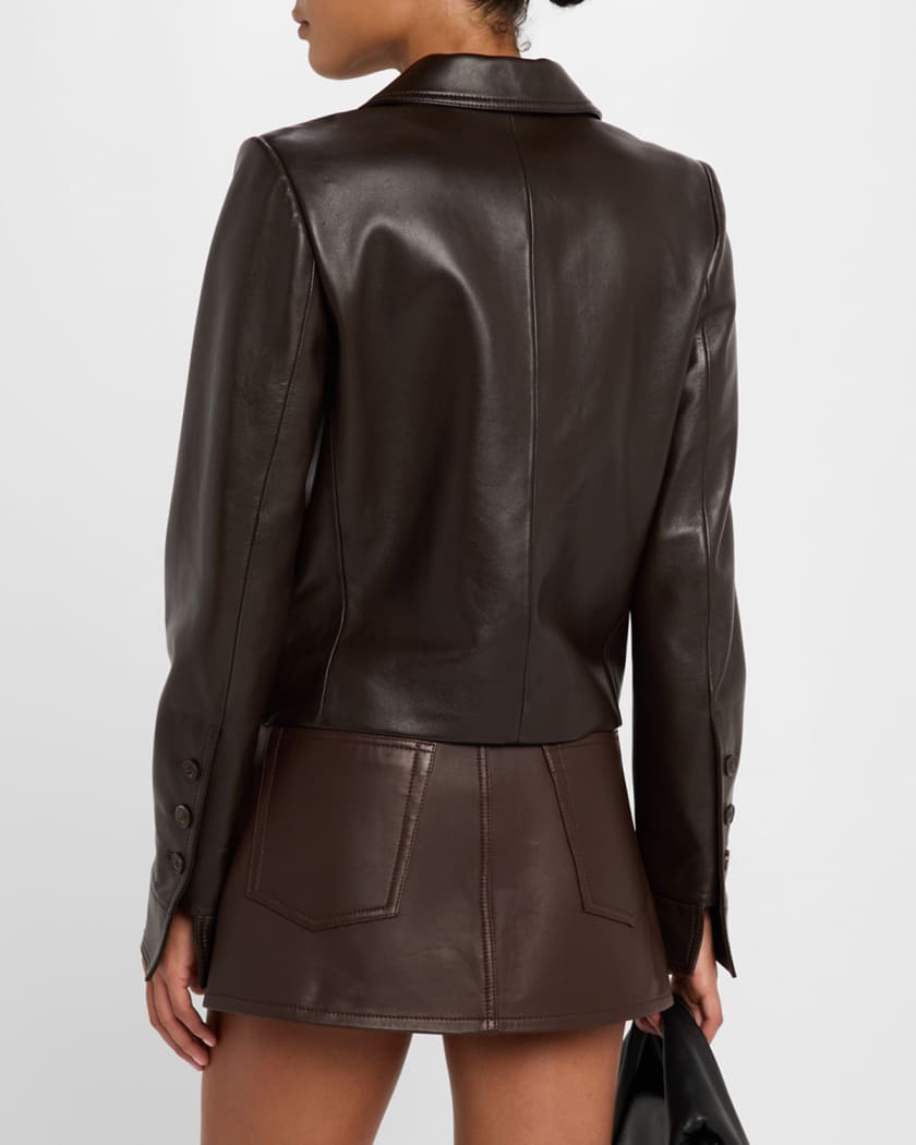 The Leather Cuffed Jacket 