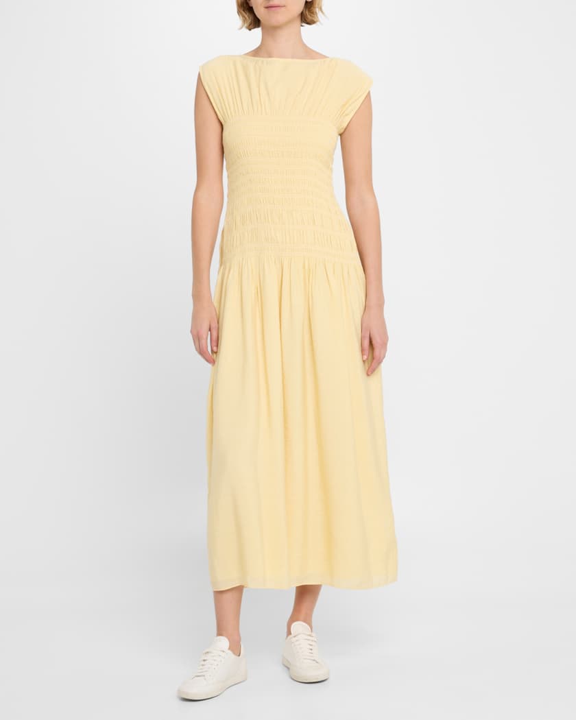 Skye Smocked Drop-Waist Dress