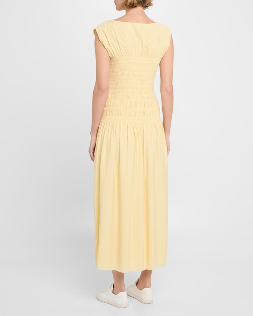 Skye Smocked Drop-Waist Dress