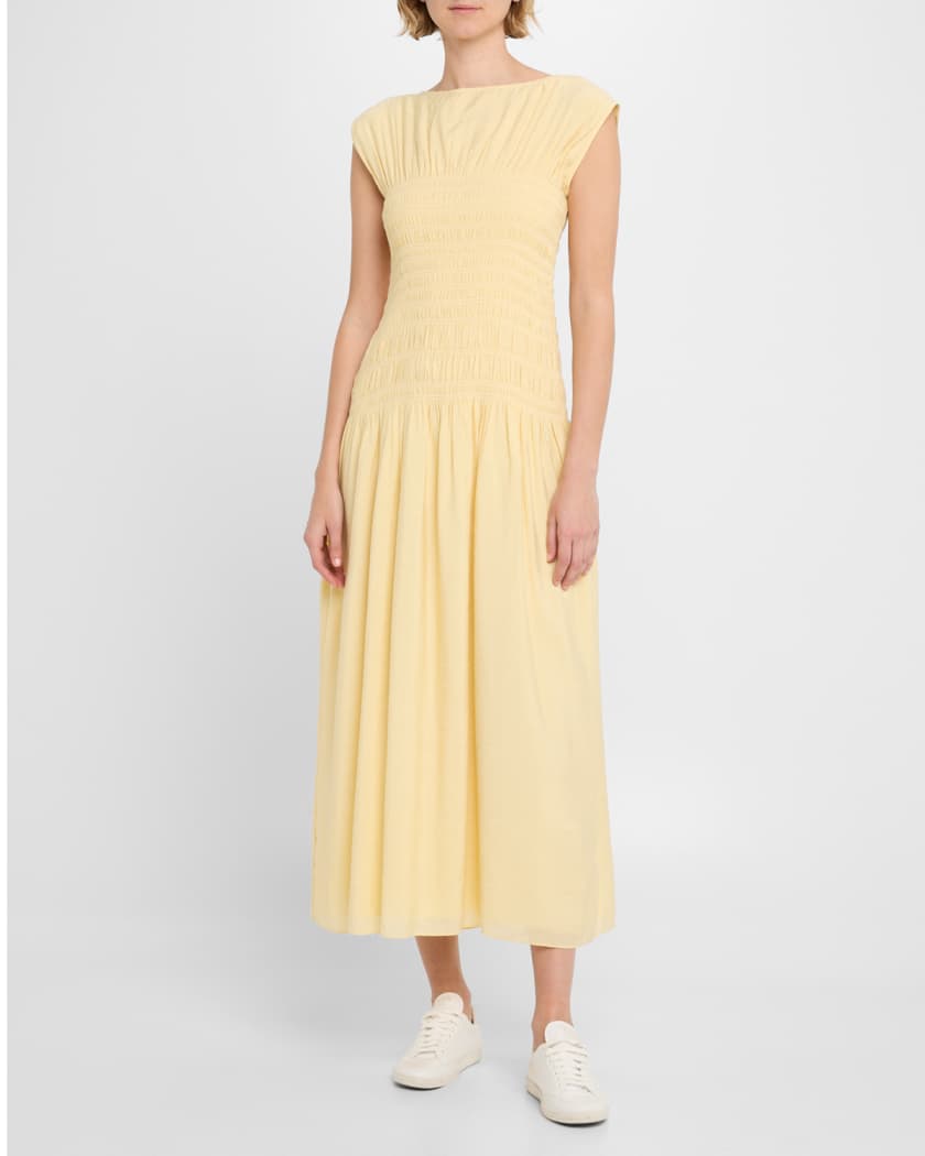 Skye Smocked Drop-Waist Dress