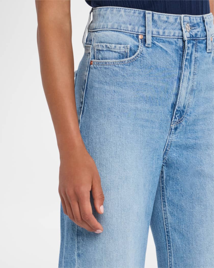 Anessa High-Rise Wide-Leg Jeans