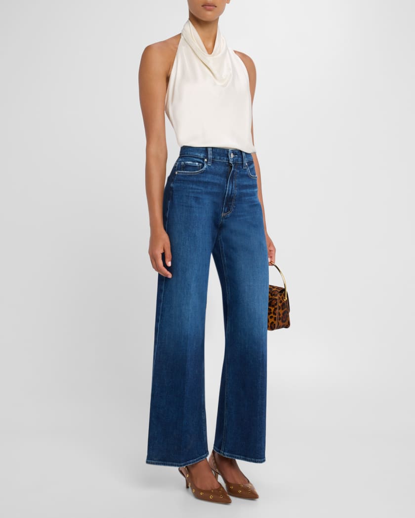 Anessa High-Rise Wide-Leg Jeans