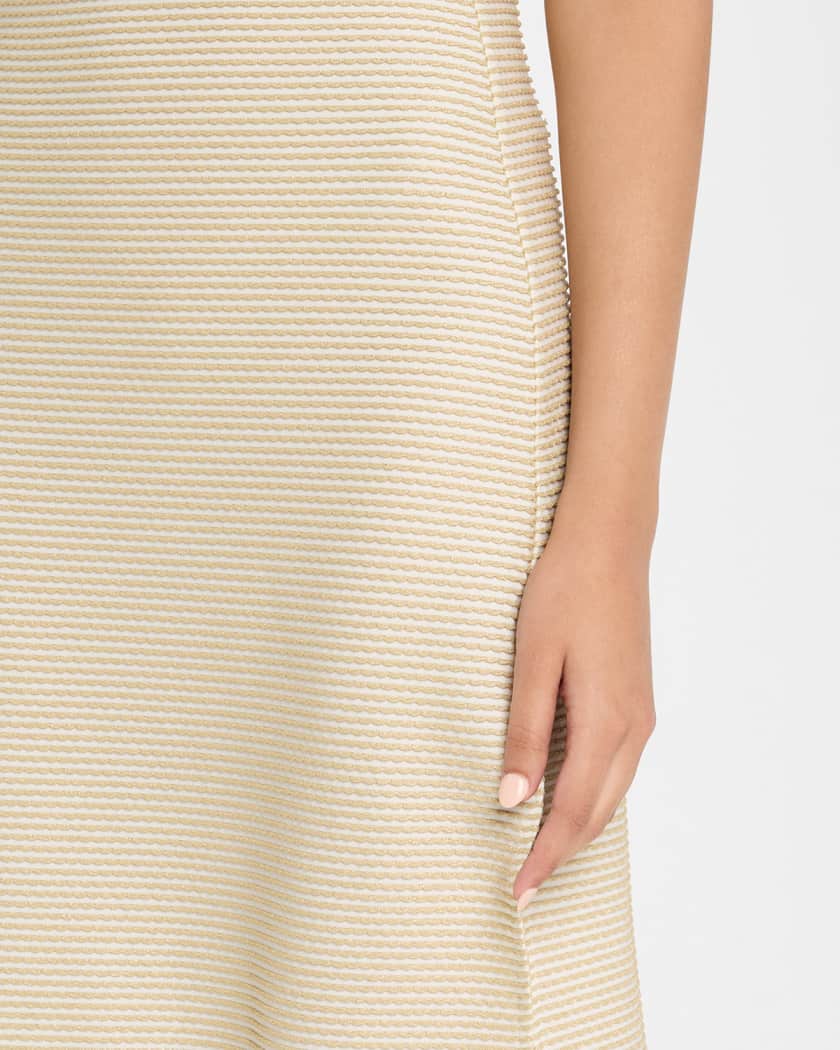 Scallop Nava Strapless Midi Dress
