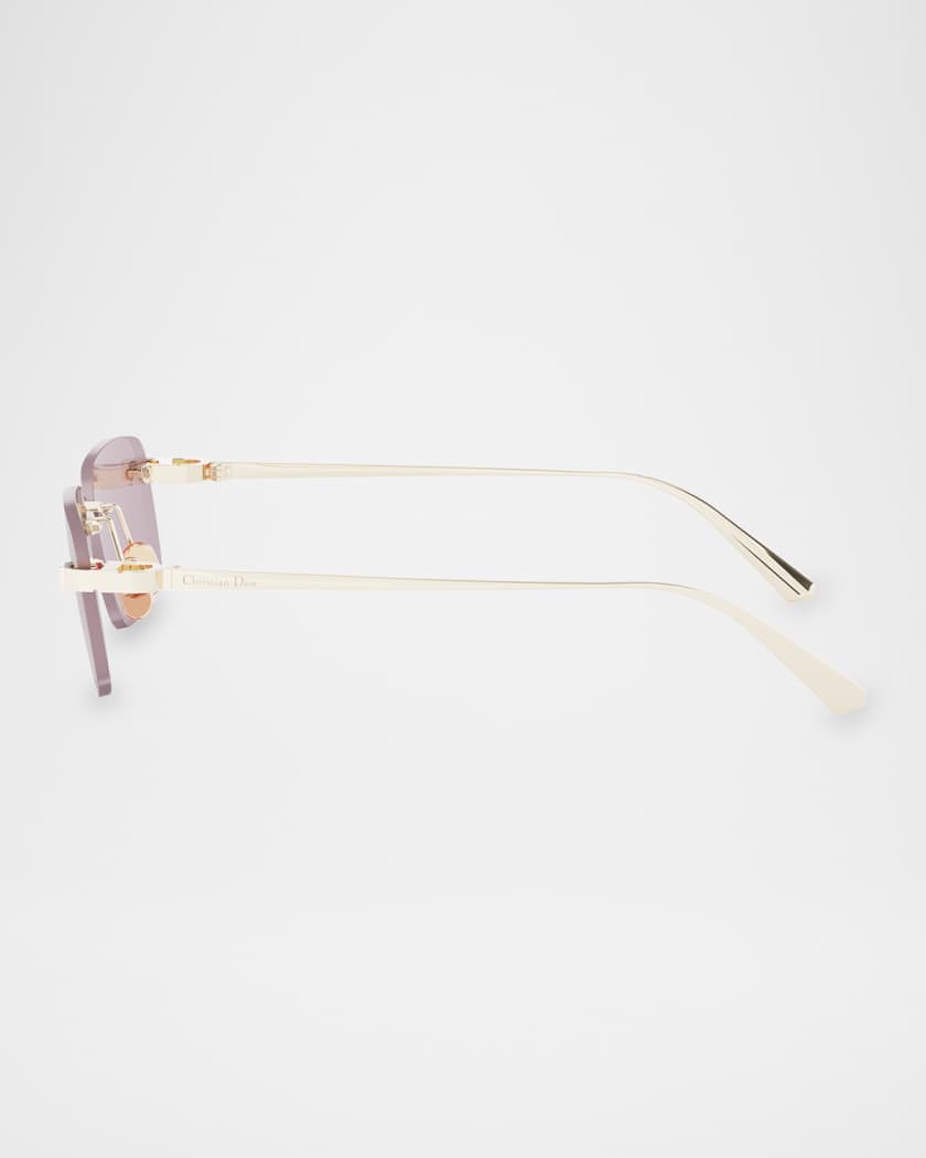 CDior S4U Rimless Square Sunglasses