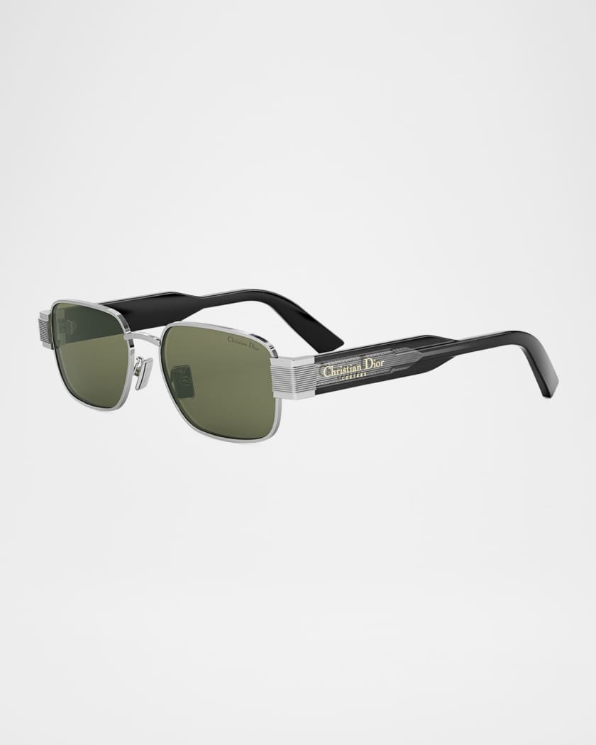 Men's Christian Dior Label Rectangle Sunglasses