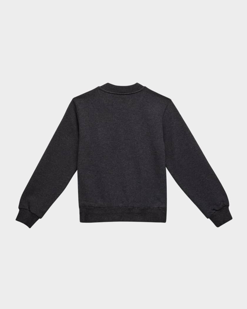 Dolce&Gabbana Boy's Crewneck Sweatshirt W Crest Patch, Size
