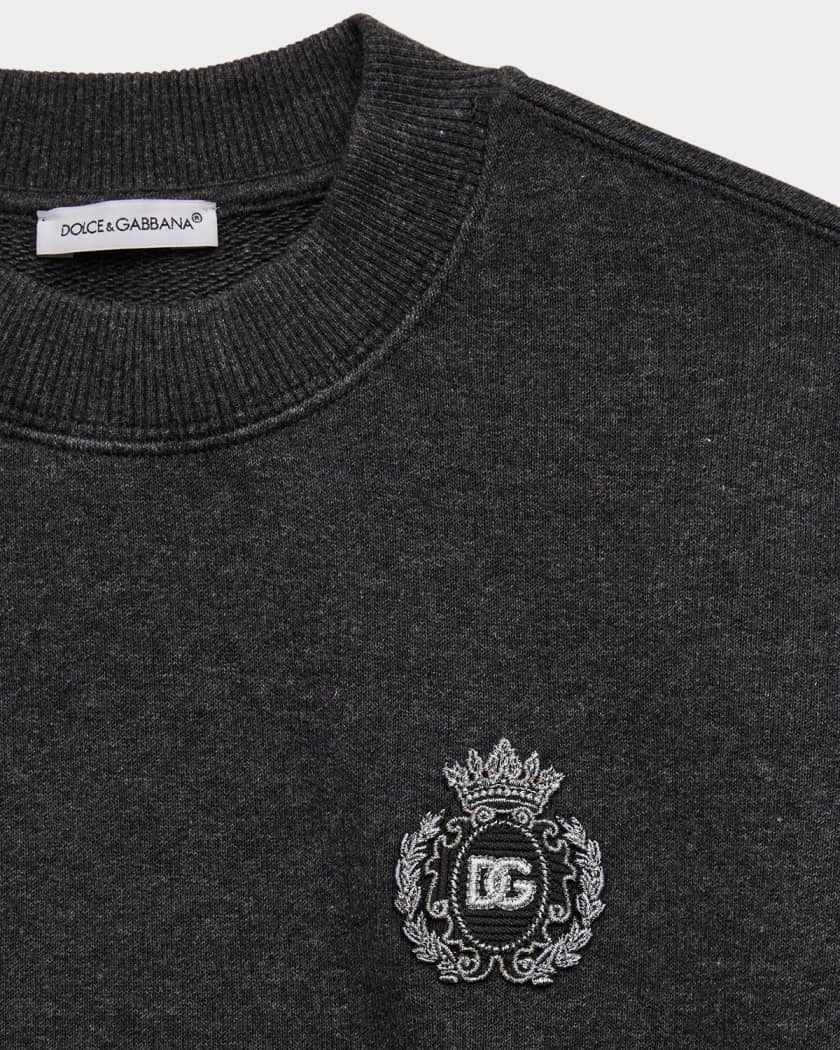 スウェット・トレーナー Dolce & Gabbana SWEATSHIRTS (GXO33TJEMQ3 N0000) Creamのメンズ Hoodie with embroidery | Dolce&Gabbana®