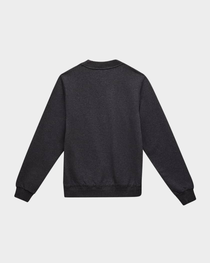 【送料&関税込】Dolce & Gabbana Logo Patch Crewneck Jump Dolce&Gabbana Boy's Logo Crest Patch Crewneck Sweatshirt