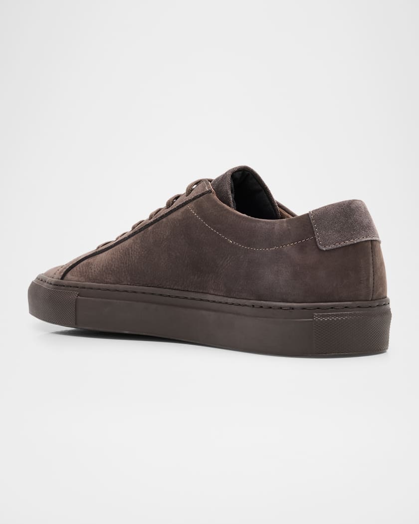 Men's Achilles Nubuck Low-Top Sneakers