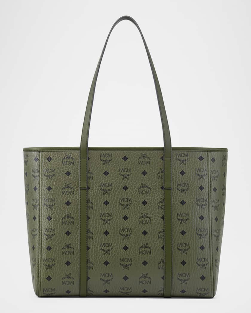 Toni Medium Visetos Shopper Tote Bag