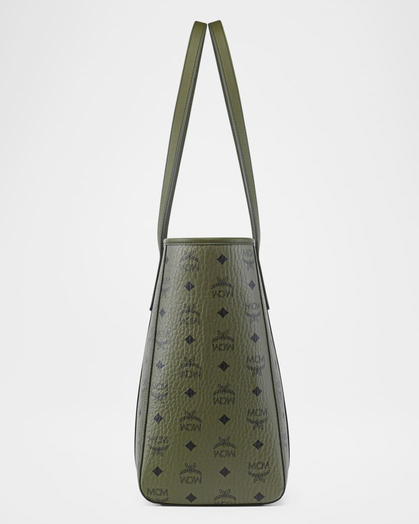 Toni Medium Visetos Shopper Tote Bag